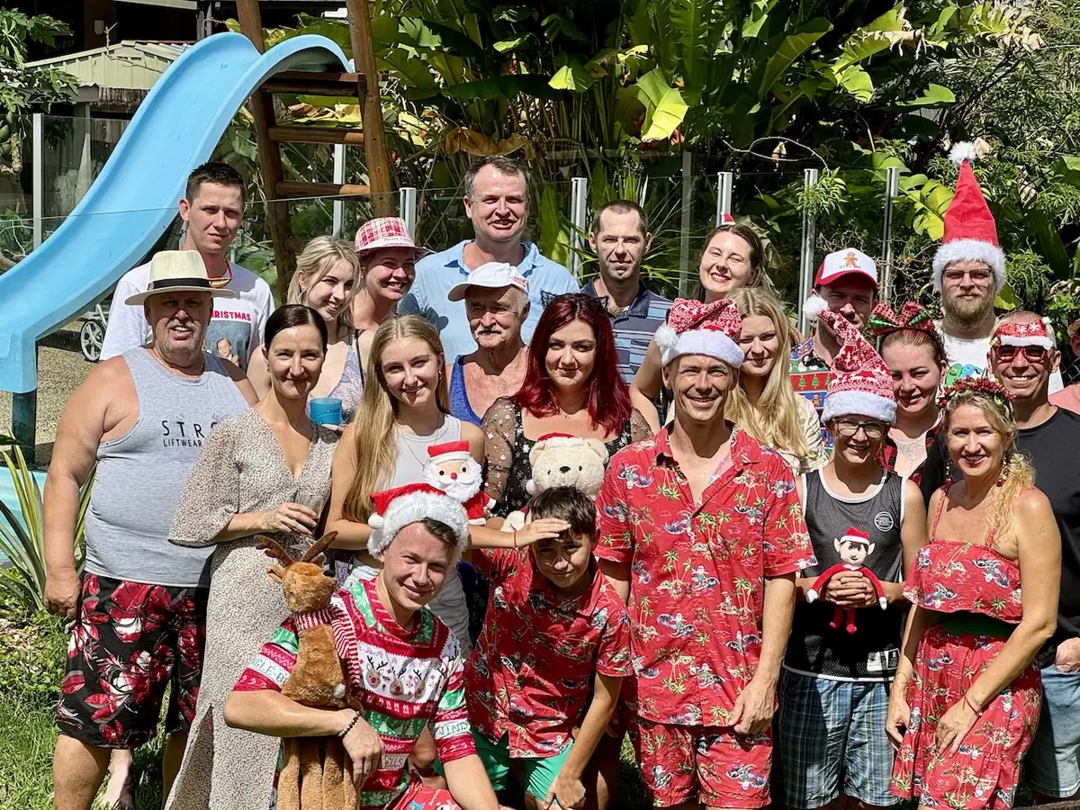 Studenti ABS a Cairns durante le feste di Natale